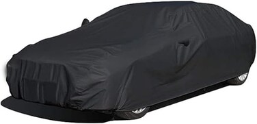 Car Cover with Reflective Strip Waterproof Sun Resistant Dustproof Windproof Full Protection Universal for Sedan, 191 to 210 Inches