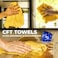 remium Chamois Drying Cloth Car Drying Towel 26" x 15" Super Absorbent Fast Drying Chamois Environmental and Durable Car Wash Cloth Accessory - Yellow and blue 5 count