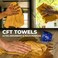 Premium Chamois Drying Cloth Car Drying Towel 26" x 15" Super Absorbent Fast Drying Chamois Environmental and Durable Car Wash Cloth Accessory - Yellow