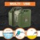 20L Metal Jerry Can - Heavy Duty Fuel &amp; Water Tank () - Made in Taiwan Steel Jerry Can for Gasoline, Diesel &amp; Oil - Industrial GradeLeak-Proof 20L Metal Fuel Can with Triple Handle