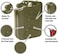 20L Metal Jerry Can - Heavy Duty Fuel &amp; Water Tank () - Made in Taiwan Steel Jerry Can for Gasoline, Diesel &amp; Oil - Industrial GradeLeak-Proof 20L Metal Fuel Can with Triple Handle