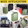 20L Metal Jerry Can - Heavy Duty Fuel &amp; Water Tank () - Made in Taiwan Steel Jerry Can for Gasoline, Diesel &amp; Oil - Industrial GradeLeak-Proof 20L Metal Fuel Can with Triple Handle