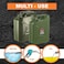 20L Metal Jerry Can - Heavy Duty Fuel &amp; Water Tank () - Made in Taiwan Steel Jerry Can for Gasoline, Diesel &amp; Oil - Industrial GradeLeak-Proof 20L Metal Fuel Can with Triple Handle