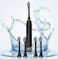
Sonic Electric Toothbrush for Adults &amp; Juniors: High-Power Rechargeable with 6 Modes, 4 Brush Heads, Smart Timer &amp; 30-Day Battery. 4-Hour Fast Charge.