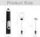 Rechargeable Electric Foam Maker, Milk Frother Handheld Foam Maker, Drink Mixer with Stainless whisks 3 Speed Adjustable Foam Maker Blender for Cappuccino