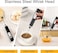 Rechargeable Electric Foam Maker, Milk Frother Handheld Foam Maker, Drink Mixer with Stainless whisks 3 Speed Adjustable Foam Maker Blender for Cappuccino