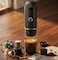 Portable 19-Bar Espresso Machine: Self-Heating Rechargeable Coffee Maker   USB-C Travel Brewer for Ground Coffee &amp; NS Capsules   Ideal for Car, Camping &amp; Outdoors