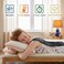Heating Pad 12X24 Large Heating Pads For Arm/Leg/Back Pain, Physiotherapy 6 Temperature Auto Shut Off, Grey