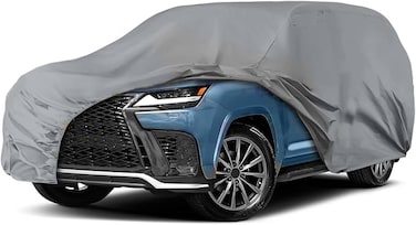 Luxury Car Cover for Lexus LX 700 (2023&ndash;2025) &ndash; 8-Layer Luxury SUV Protection, Zipper Door Access, Windproof Bands, All-Weather Outdoor Indoor Use