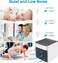 Personal Air Conditioner, Quiet USB Air Cooler with 3-Speed, Mini Air Conditioner with LED Light, Portable Air Conditioner for Small Room/Office/Dorm/Bedroom
