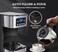 Drip Coffee Maker Coffee Maker Machine مكينة قهوة with Touch Screen,4-12 Cups,Auto shut off,24H Programmable,Reusable Filter,Warming Plate,Easy to Clean for Americano/Espresso (Silver, 1.5L)