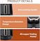 Turkish coffee Maker , Electric Automatic 600 watt, Double sided coffee pot, 250ml capacity 5 cups, Auto power off &amp; stylish design black with golden