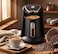 Turkish coffee Maker , Electric Automatic 600 watt, Double sided coffee pot, 250ml capacity 5 cups, Auto power off &amp; stylish design black with golden