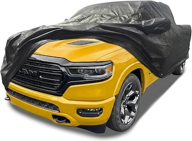 CarsCover Custom Fits for 2019-2023 Dodge Ram 1500 2500 3500 Crew Cab 6.4ft Bed Box Short Bed Xtrashield Black Truck Car Cover