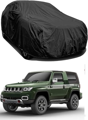 Full Car Cover for BAIC BJ40 SE All-Weather 210D Oxford Cloth Double Layer of With Cotton Waterproof Windproof UV Protection Dustproof BAIC BJ40 SE Car Covers