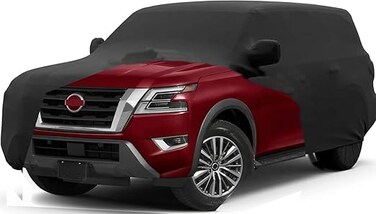Car Cover for 2004-2025 Nissan Armada/Infiniti QX80, Waterproof Custom-fit All Weather Sun Rain UV Dust Snow Protection Outdoor Full Car Cover