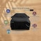 Universal Full Exterior SUV Car Cover Waterproof All Weather Outdoor Full Cover Rain Sun UV Protection 190T-PU Black Fit for SUV Length 191" to 200