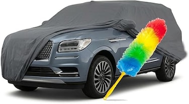 SUV Custom-Fit Car Cover for Lincoln Navigator L (Year Fits 2007-2024)   Waterproof All Weather SUV Cover for UV, Rain, Snow, and Ice. Long-Lasting Quality, Suitable for Both Indoor and Outdoor Use.
