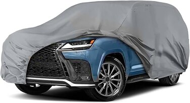 Luxury Car Cover for Lexus LX 700 (2023&ndash;2025) &ndash; 8-Layer Luxury SUV Protection, Zipper Door Access, Windproof Bands, All-Weather Outdoor Indoor Use