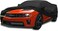 Waterproof Car Cover for Chevy Camaro (2010-2021) 190T Custom Fit, Windproof &amp; Double Door Zipper (Black)