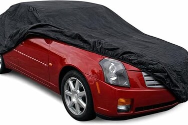 Premium Custom Fit Car Cover for Cadillac CTS, All-Weather Protection for Cars Trucks &amp; SUVs, UV Resistant Waterproof Scratch-Resistant, Single Layer Vehicle Cover for Outdoor &amp; Indoor Coverage