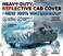 8-Layer Luxury Car Cover for Jetour X90 / X90 Plus (2019&ndash;2025) &ndash; Waterproof, Windproof, UV-Resistant Mid-Size SUV Protection with Zipper Access &amp; Secure Tie-Downs SILVER