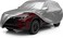 8-Layer Luxury Car Cover for Jetour X90 / X90 Plus (2019&ndash;2025) &ndash; Waterproof, Windproof, UV-Resistant Mid-Size SUV Protection with Zipper Access &amp; Secure Tie-Downs SILVER
