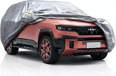 Layered Luxury SUV Car Cover for BYD Leopard 8 Cover (2023&ndash;2026) &ndash; Waterproof, Windproof, UV-Resistant All-Weather Indoor/Outdoor Protection Leopard 8 Car Cover SILVER