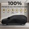 Waterproof Car Cover for 2004-2022 Fo-rd F150 Crew Cab 6.5 ft Bed Pickup 4 Door Truck Cover, All Weather 210T Windproof Car Covers with Door Zipper for Sun Rain Snow UV Protection
