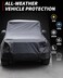 Waterproof Car Covers for 2004-2025 Mercedes Benz G-Class W463 W464 G500 G550 G63AMG G55 G350D, 6 Layers All Weather Car Cover with Zipper Door &amp; Windproof Bands for Snow Rain Dust Hail Protection
