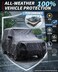Waterproof Car Covers for 2004-2025 Mercedes Benz G-Class W463 W464 G500 G550 G63AMG G55 G350D, 6 Layers All Weather Car Cover with Zipper Door &amp; Windproof Bands for Snow Rain Dust Hail Protection