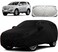 100% Water Resistant Car Body Cover Compatible with Mirror for Chevrolet Trailblazer (Triple Stitched, Full Bottom Elastic, Black with sunscreen shield