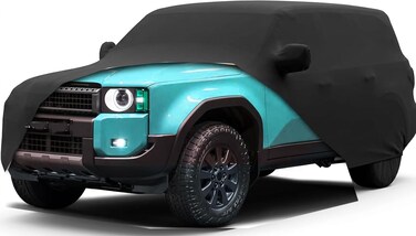 Car Cover for 2007-2025 Toyota Land Cruiser/Lexus LX, Waterproof Custom-fit All Weather Sun Rain UV Snow Wind Protection Outdoor Indoor Full Car Cover with Door Zipper &amp; Cotton Lining-