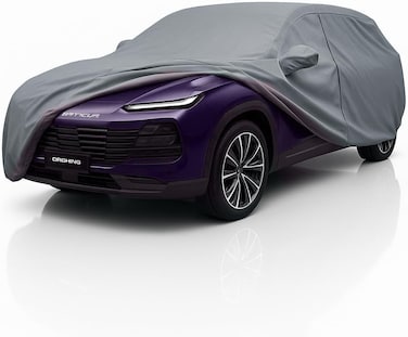 8-Layer Luxury Car Cover for Jetour Dashing 2023&ndash;2025 &ndash; Waterproof, All-Weather Protection with Windproof Straps &ndash; Custom Fit for Jetour Mid-Size SUV