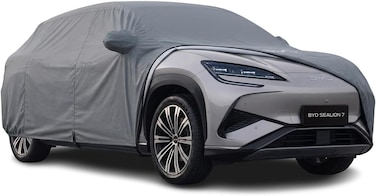 Multi-Layer Car Cover for BYD Sealion 7 - All-Weather Heavy Duty Protection - Waterproof, Heat Resistant &amp; UV Proof - Custom Fit Outdoor Vehicle Cover