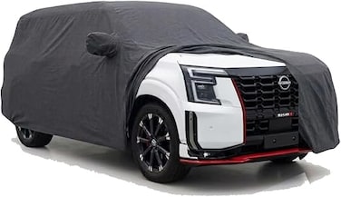 Custom Fit Car Cover Compatible with Nissan Patrol NISMO 2026, Waterproof All Weather Protection, Full Exterior Cover for Rain Snow Sun UV, Heavy Duty Indoor Outdoor Car Protector