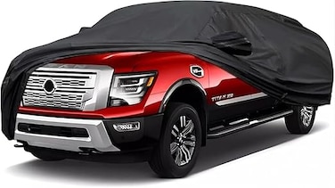 Five-Layer All-Weather Waterproof Car Cover for Toyota Tundra 2007-2021 - Protect The car Paint.Car Covers for Automobiles &amp; Car Snow Cover - Full Exterior Covers,with a Free Storage Bag.