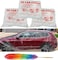Disposable Car Cover 3 Pack Clear Plastic Car Cover Universal Rain Dust Garage Cover with Elastic Band Medium With cleaning Duster