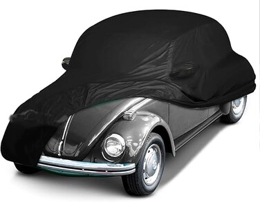 Waterproof Car Covers for 1960-1980 Volkswagen Beetle Bug Sedan 2-Door Saloon(Black) 210T Custom Outdoor Storm Hood