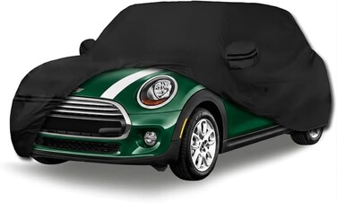 Waterproof Car Covers for 2002-2021 Mini Cooper/Cooper S(Black) 210T Custom 6 Layers Heavy Duty Waterproof All Weather Protection Outdoor