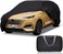 Car Cover Premium Black, Full Exterior Covers Protection UV Sun Snow Dust Storm Resistant,Vehiclecover SUV Protection Waterproof All Weather Fit for Automobiles 191-201 inch Long