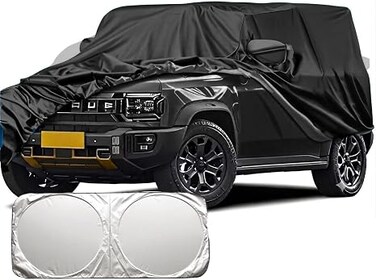 Compatible for Jetour T2 2024,2025,2026 Accessories All-Weather Waterproof UV Resistant Anti Hail Car Cover wtih sunscreen