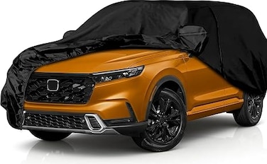 6-Layer Luxury SUV Car Cover for Honda CR-V (2002&ndash;2026) &ndash; Waterproof, Windproof, UV Protection &ndash; All-Weather Indoor/Outdoor Fit with Zipper Door
