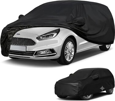 Car Cover SUV Suitable for Ford S-MAX (2006-2023) 10 Layers Full Garage Car Tarpaulin 100% Waterproof Car Cover Outdoor Car Garage Water, Dust Protection, Wind, Rain and UV Protection