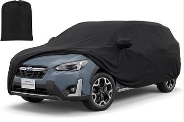 Subaru Crosstrek 2026-2027 Car Cover All Weather 7-Layer Waterproof with Zipper Door, Windproof UV, Rain, Snow, Dust Protection