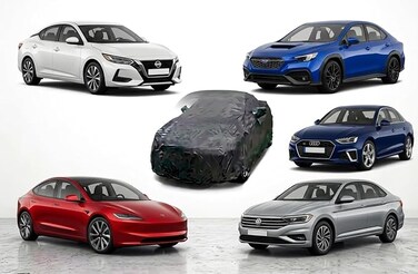 Heavy Duty Outdoor Car Cover N Sentra Subaru WRX Tesla Model 3 Volkswagen Jetta Audi A4 Sedan 2025-2026