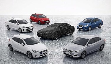 Heavy Duty Outdoor Car CoverKia Pegas (AB) Hyundai i20 Hatchback (BC3) Sunny Sedan (N18) MG 5 (AP11) Mazda 2 Hatchback/S (DJ/DL)