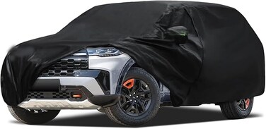 Car Cover Custom Fit for Ford Explorer 1995-2026, Waterproof Full Exterior Cover Sun Rain Protection with Door Zipper and Cotton Lining
