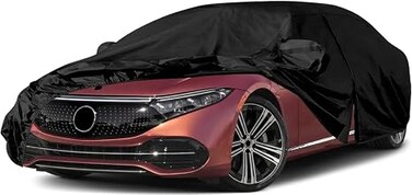 Waterproof Car Covers Replace for Mercedes-Benz EQS Sedan, 6 Layers All Weather Car Cover with Zipper Door &amp; Windproof Bands for Snow Rain Dust Hail Protection