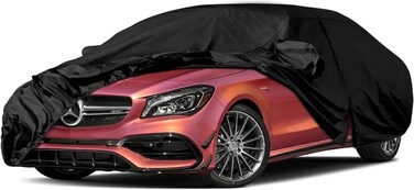 Waterproof Car Covers Replace for 2013-2022 Mercedes-Benz CLA 180 200 220 250, 6 Layers All Weather Car Cover with Zipper Door &amp; Windproof Bands for Snow Rain Dust Hail Protection (CLA)